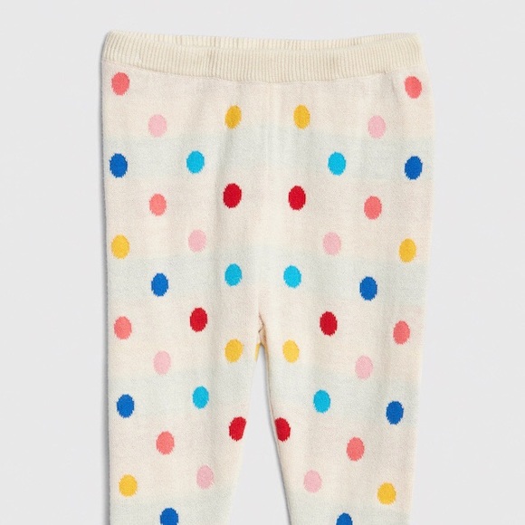 Gap Polka Dot Sweater Leggings - Picture 1 of 4
